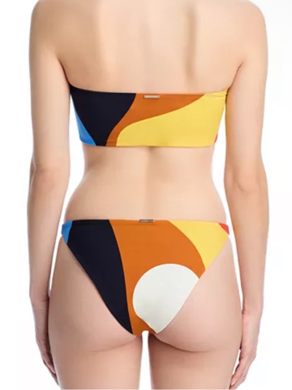 Cala De La Cruz Arecife Bikini Bottom In A Abstract Multicolor Lava Cafe NEW - Picture 2 of 12
